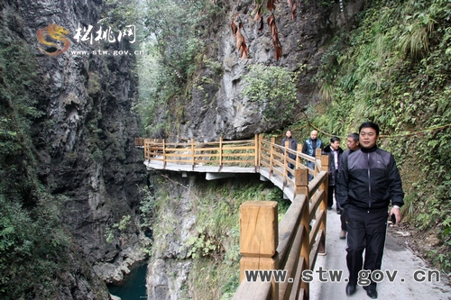 唐永明到马槽河大峡谷考察调研文化旅游产业