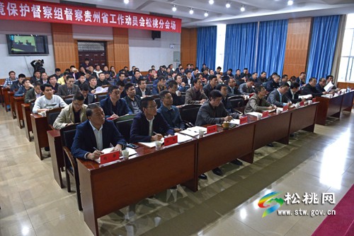 松桃收听收看中央第七环境保护督察组督察贵州省工作动员会电视电话会议
